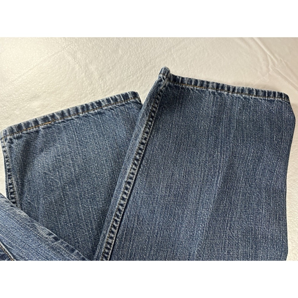 Denizen From Levis 281 Jeans 36x27 Straight Fit Denim Men's Size Blue Dirty Wash - Picture 15 of 15